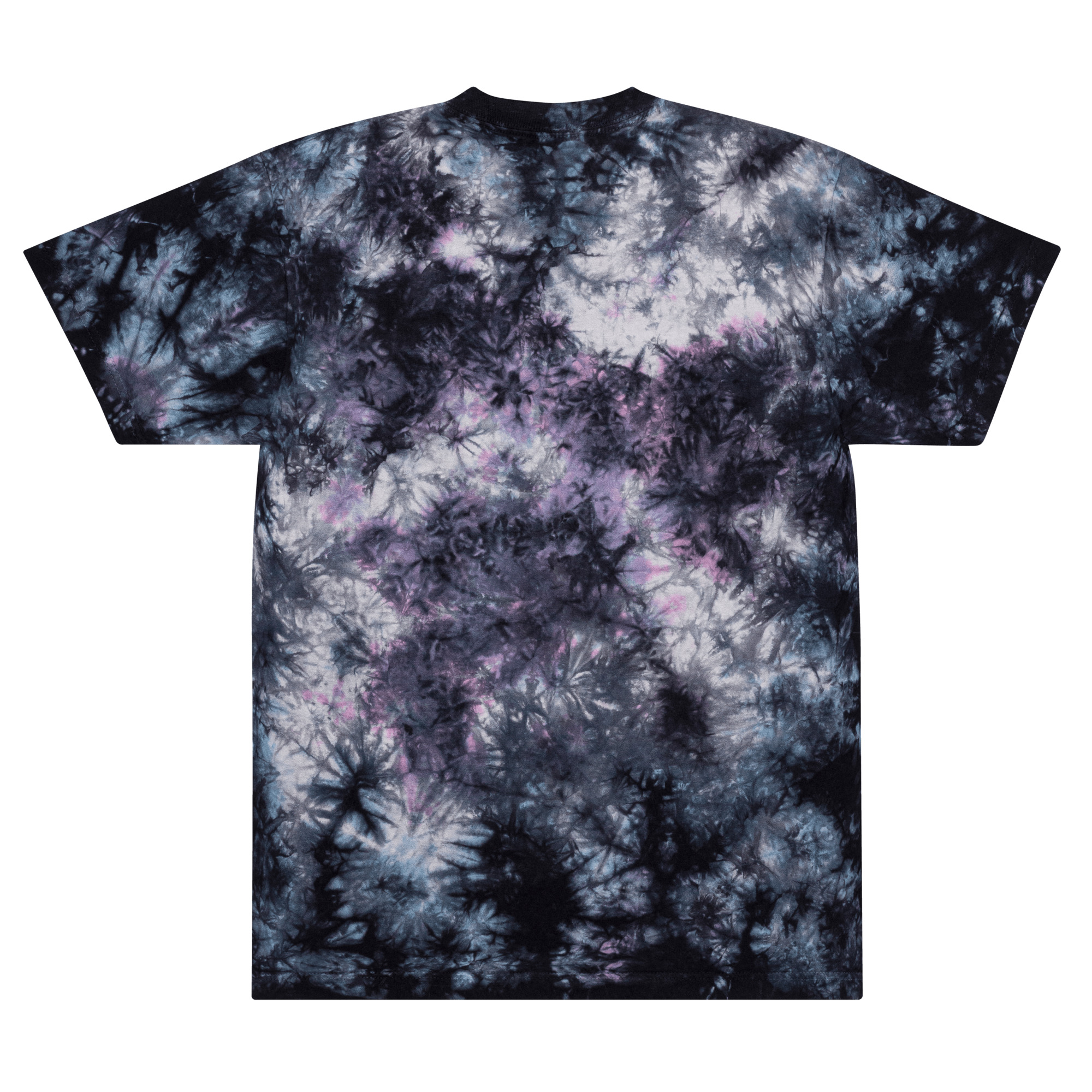 Oversized embroidered tie-dye 'Lost Our Heads' Tee - Image 6