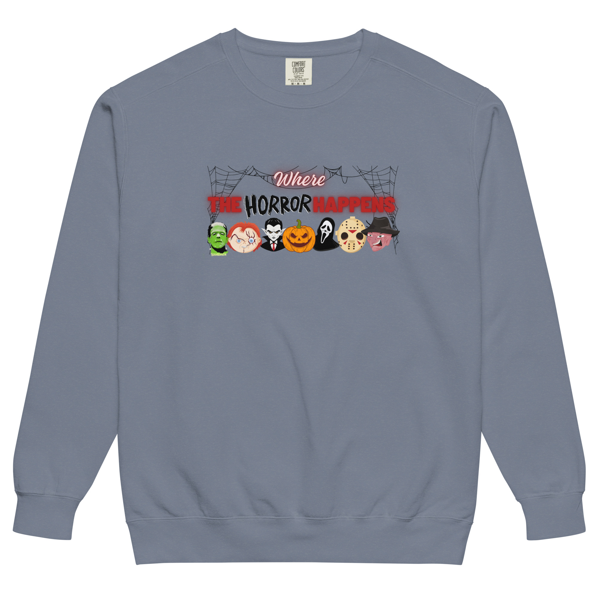 Horror Happens Toon Crewneck Sweatshirt - Image 6