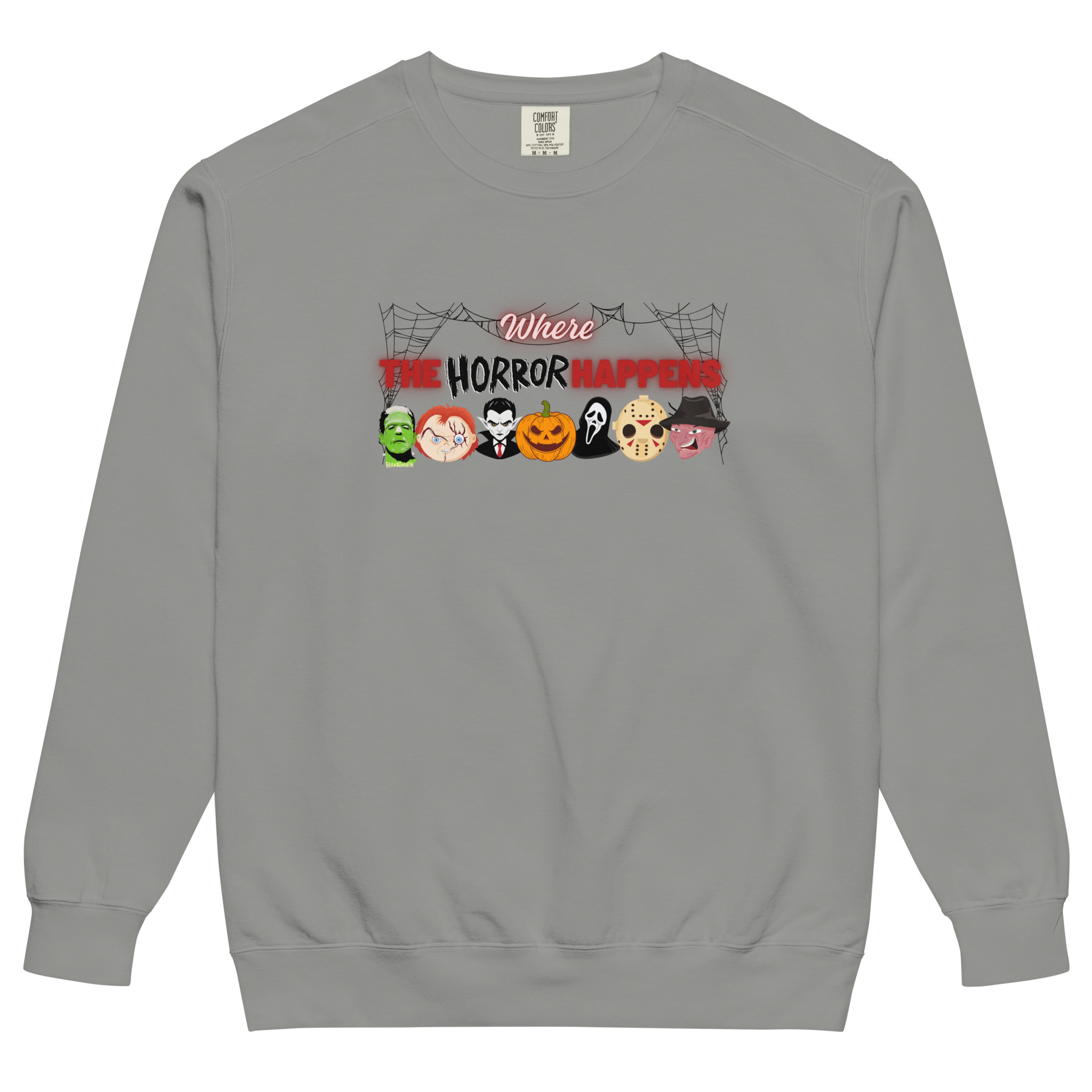 Horror Happens Toon Crewneck Sweatshirt - Image 8
