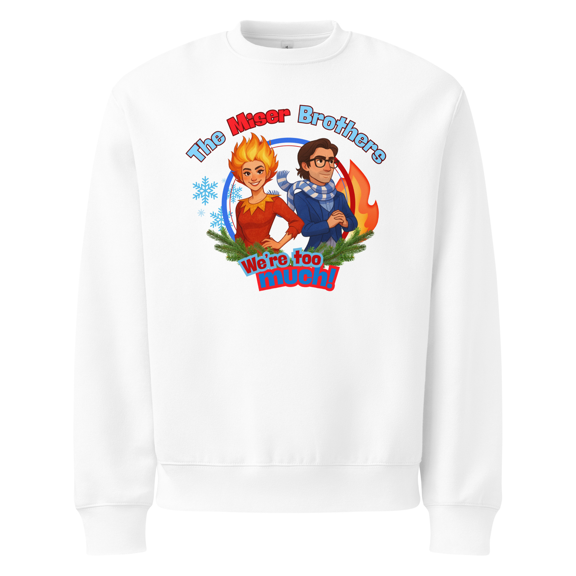 Miser Brothers Christmas Printed Crewneck - Image 5
